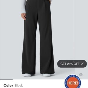 NWT Halara HaloTek Air High Waisted Side Pocket Work Flare Pants